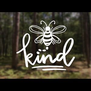 Bumble Bee  “Be Kind” Car Decal Vinyl Decal